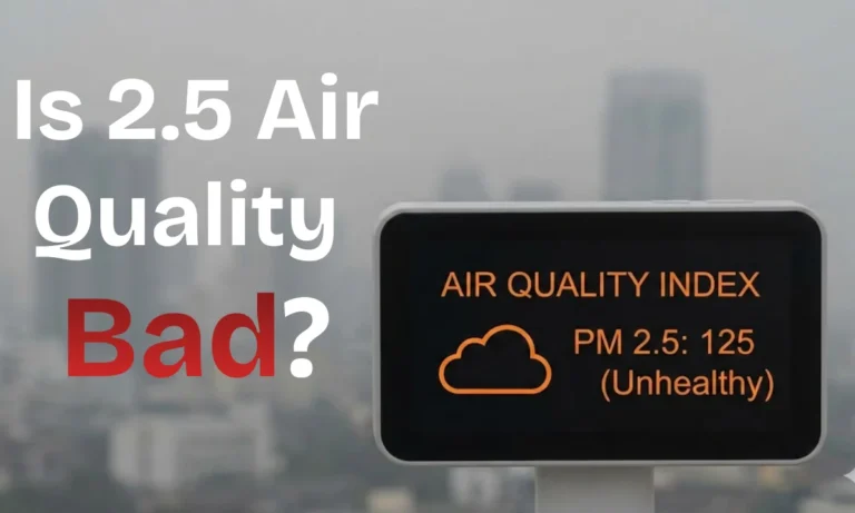 Is 2.5 Air Quality Bad