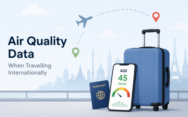 Air Quality Data When Travelling Internationally